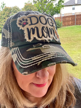 Load image into Gallery viewer, Camo &quot;Dog Mom&quot; Hat

