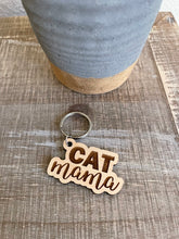 Load image into Gallery viewer, Cat Mama Keychain
